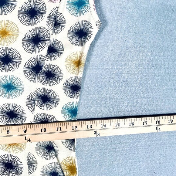 Effie’s Heart Dress Womens S Multicolor Cotton Blend Fit Flare Polka Dot - Picture 9 of 13